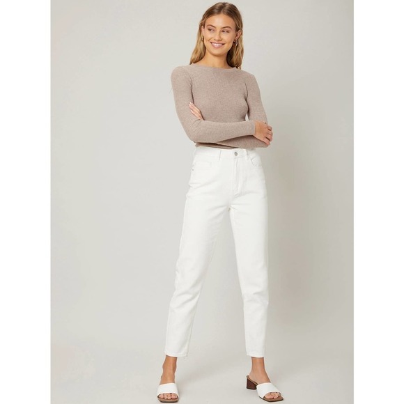 RECYCLED POLYESTER SLIM SWEATER business casual workwear black - Picture 13 of 13